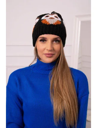 Dámska čiapka Ofelia K349 čierna