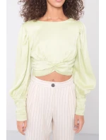 Blúzka 15578 limetkovo zelená