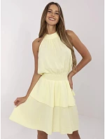 Šaty MI SK 92166.71P svetložltá Šaty MI SK 92166.71P svetložltá