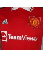 Pánske polo tričko Manchester United H Jsy M H13881 červené - Adidas