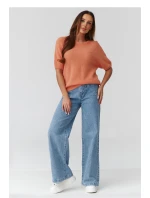 Sveter s krátkym rukávom model 224080 Makadamia