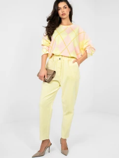 Šnúrové nohavice model 224840 Taliansko Moda