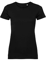 Russell Athletic 108F Dámske tričko Pure Organic 10.108F čierne