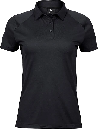 Tee Jays TJ 7201 Dámske luxusné športové polo 18.7201 čierne
