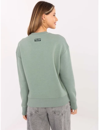 Mikina D10608BC02801A3NO pistáciová Mikina D10608BC02801A3NO pistáciová