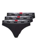 Dámske tangá BOSS 3Pack Stripe 50469681-001 - HUGO