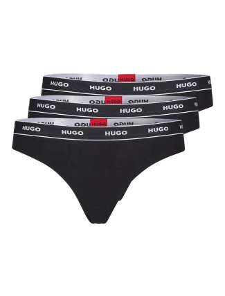 Dámske tangá BOSS 3Pack Stripe 50469681-001 - HUGO