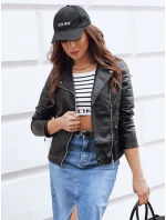 GLIMMERS dámska kožená bunda ramones black FashionStreet TY3959 GLIMMERS dámska kožená bunda ramones black FashionStreet TY3959