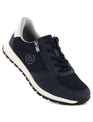 Pánske ľahké tenisky na zips tmavomodré Bugatti 325-ATL02-2500-4100