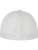 Flexfit 6277WR 6-panelová čiapka s výložkom „Waterrepellent“ 55.77WR biela
