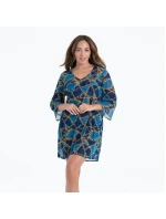 Šaty Style Hawaii 8185 modrá džínsovina - RosaFaia