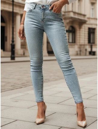 Dámske džínsové úzke nohavice s GLAMSKIN modré FashionStreet UY2441 Dámske džínsové úzke nohavice s GLAMSKIN modré FashionStreet UY2441