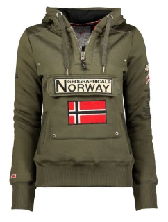 Geographic Norway Gymclass DB 054 M WW2491H/GN-Khaki Mikina