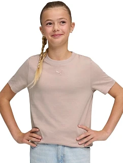 Detské tričko Puma ESS Centered Cat Logo Tee pink 692972 89