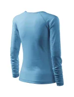 Elegance košeľa pre ženy azúrovo modrá