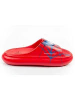 Chlapčenské žabky Leomil Spiderman light fairy red Marvel