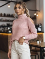 Dámsky sveter ARIEL pink FashionStreet MY1702 Dámsky sveter ARIEL pink FashionStreet MY1702