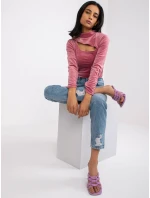 Blúzka DHJ BZ 6561.09P tmavo ružová