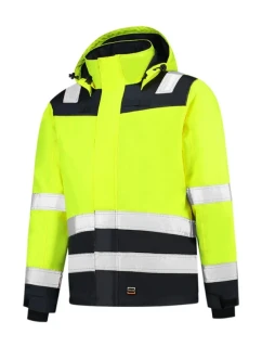 Midi Parka High Vis Bicolor pracovná bunda unisex fluorescenčná žltá