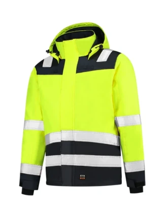 Midi Parka High Vis Bicolor pracovná bunda unisex fluorescenčná žltá Midi Parka High Vis Bicolor pracovná bunda unisex fluorescenčná žltá