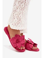 Dámske ploché nazúvacie topánky J502-5 Elzoria fuchsiová - Sweet Shoes Dámske ploché nazúvacie topánky J502-5 Elzoria fuchsiová - Sweet Shoes