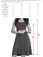 241-1 STELLA Šaty so skladaným výstrihom - BLUE DREAMS