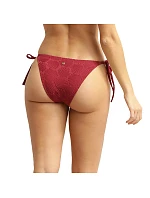 Dámske plavky DIM SWIMWEAR SHELL SLIP - DIM - tmavo červená Dámske plavky DIM SWIMWEAR SHELL SLIP - DIM - tmavo červená
