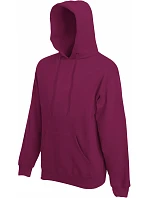 Fruit of the Loom Classic Hooded Sweat Mikina s kapucňou 16.2208 bordová
