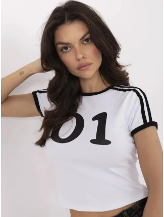 Tričko NM TS NG25218.83 biele čierne