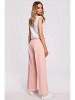 Nohavice s rozšírenými nohavicami M570 - púdrové