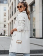 VERMONT dámsky prechodný kabát s viazaním svetlosivý FashionStreet NY0581 VERMONT dámsky prechodný kabát s viazaním svetlosivý FashionStreet NY0581