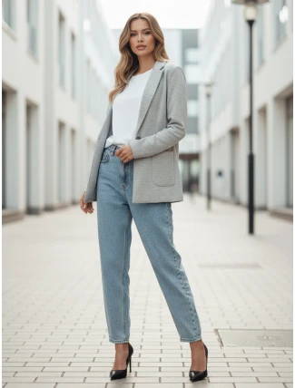 Dámska bunda CLASSVENT light grey FashionStreet PY0108 Dámska bunda CLASSVENT light grey FashionStreet PY0108