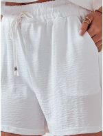 Dámske biele šortky HOT VIBE FashionStreet SY0444 Dámske biele šortky HOT VIBE FashionStreet SY0444