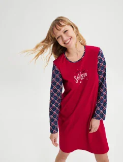 Vamp - Nočná košeľa s dlhým rukávom 19441 - Vamp