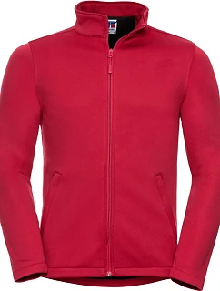 Russell Athletic 040M Pánska dvojvrstvová smart softshellová bunda 10.040M classic red