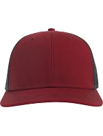 Atlantis Headwear Sonic-S 6-panelová truckerová čiapka 33.0259 kardinalová/čierna Atlantis Headwear Sonic-S 6-panelová truckerová čiapka 33.0259 kardinalová/čierna