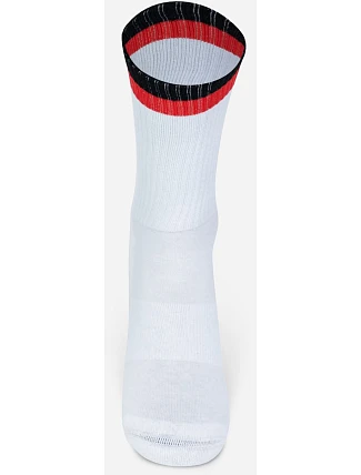 Mr. Socks L 05006 Tenisové ponožky „Two Tone“ 88.5006 biela/čierna/červená Mr. Socks L 05006 Tenisové ponožky „Two Tone“ 88.5006 biela/čierna/červená