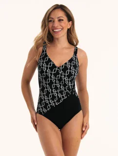 Style Elea jednodielne plavky 7339 čiernobiela - Anita Classix