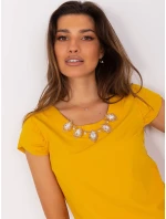Blúzka LK BZ 505783 2.01P tmavo žltá