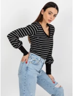 Blúzka RV BZ 8613.15X čierna a biela