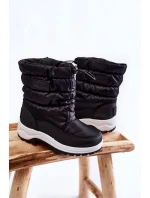 Dziecięce Śniegowce Na Suwak Big Star KK374235 Czarne