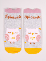 Yoclub Dievčenské bavlnené ponožky 6-pack SKA-0108G-AA0B Viacfarebné