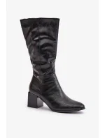 Topánky na podpätku model 202107 Krok vo veľkom štýle Topánky na podpätku model 202107 Krok vo veľkom štýle