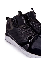 Wysokie Sportowe Męskie Buty Big Star II174223 Czarne