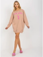 Blúzka VI BL 3212.15X béžová a ružová