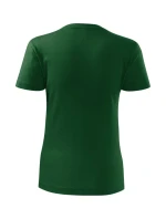 Klasické nové tričko dámske fľaša zelená