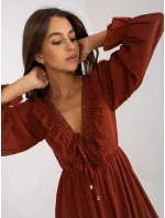 Dámske šaty TW SK BI 0761 1.73P Chestnut - Och Bella