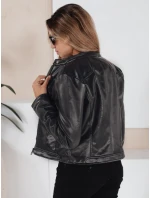 Dámska kožená bunda ramones black FashionStreet TY5205