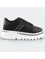 Čierne dámske tenisky sneakers "traktory" (88-25) Čierne dámske tenisky sneakers "traktory" (88-25)