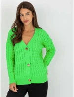 Dámsky sveter LC SW 8036 fluo zelený Dámsky sveter LC SW 8036 fluo zelený
